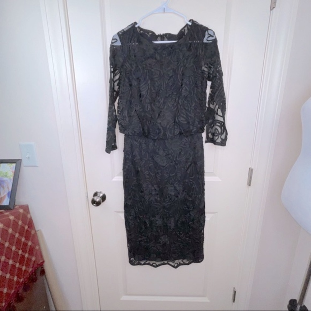 New Js Collections Soutache Blouson Midi Dress 4 - image 3